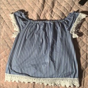 off the shoulder top